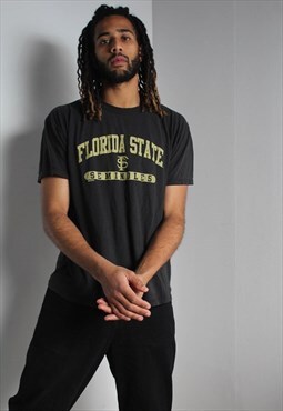 Vintage Florida State University T-Shirt Black