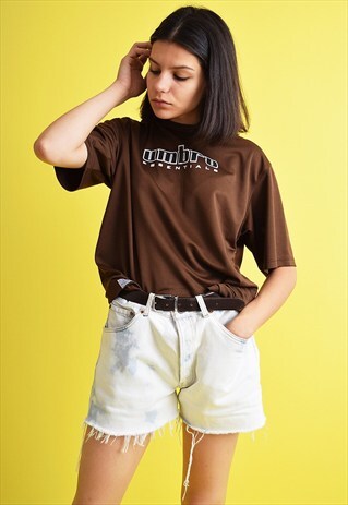 90'S RETRO ATHLEISURE VARSITY OVERSIZED JERSEY TOP TEE