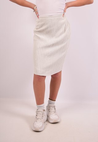 VINTAGE FERRE SKIRT OFF WHITE