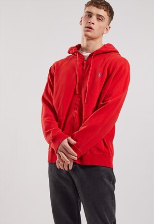 VINTAGE RALPH LAUREN ZIP-UP HOODIE