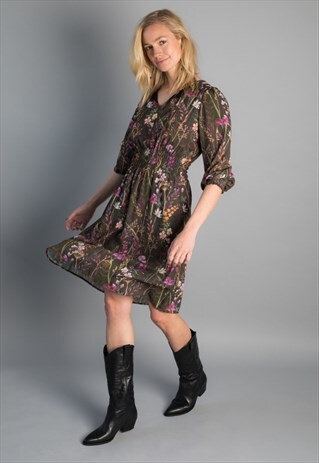 ANZA-BORREGO ECOFRIENDLY PRINTED DRESS