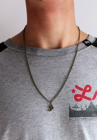 BRONZE OM NECKLACE
