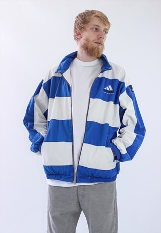 RARE VINTAGE MENS ADIDAS EQUIPMENT WINDBREAKER JACKET