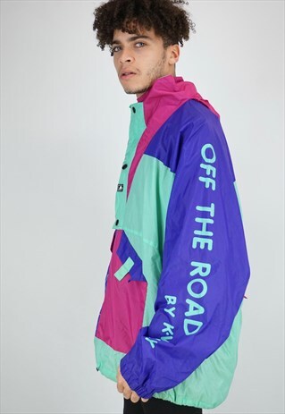 VINTAGE 90'S K-WAY WINDBREAKER JACKET