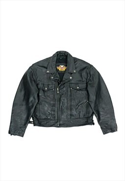 Vintage Harley Davidson leather Biker Jacket 