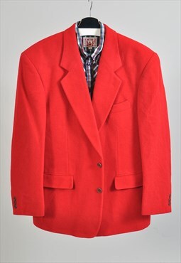 Vintage 90s blazer jacket in red