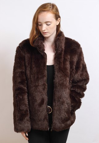 VINTAGE FAUX FUR JACKET