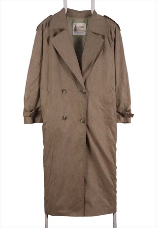 Vintage 90's London Fog Trench Coat Long Button Up