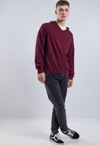 VINTAGE TOMMY HILFIGER V-NECK JUMPER