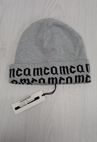 MCQ By Alexander McQueen Beanie Hat Grey