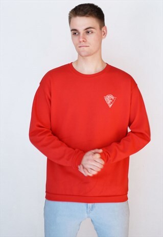 RED WAVES (WHITE) SWEATSHIRT