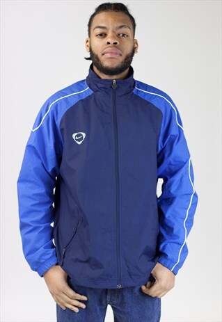 VINTAGE NIKE NAVY ZIP UP 90'S JACKET