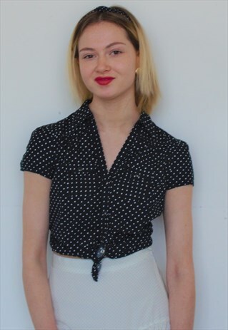 POLKA DOT BLOUSE