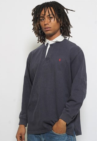 VINTAGE POLO RALPH LAUREN RUGBY SHIRT