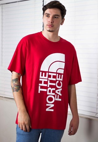 NEW NORTH FACE T-SHIRT LOGO 90S XL 6.8