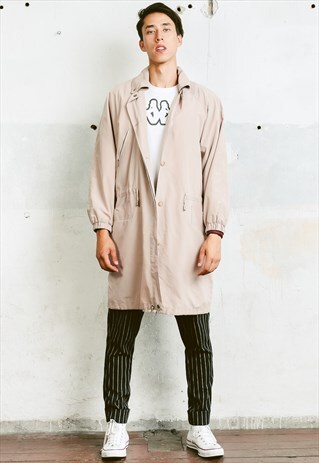 VINTAGE 80S LIGHTWEIGHT DUSTER COAT