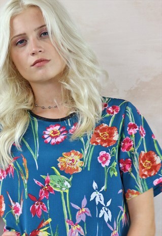 SPRING BLUES PRINT BOX TOP