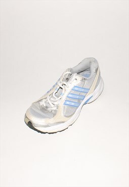 Vintage 90s dad sneakers in grey / light blue