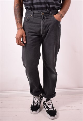 GANT MENS VINTAGE TROUSERS W32 L32 GREY 90S