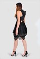 Creative lace tulip dress with hood