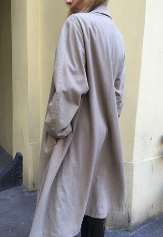 VINTAGE 90' OLDSCHOOL AMAZING CASUAL BEIGE UNIQUE COAT