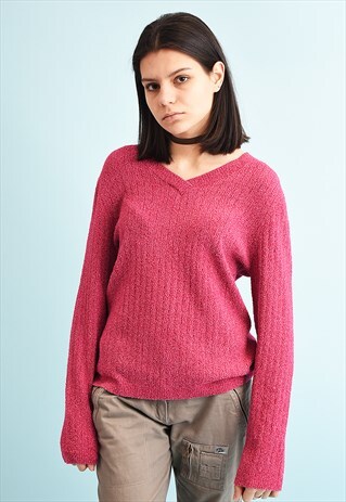 Y2K VELVET KNIT TEEN JUMPER