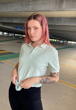 Vintage 90s Fred Perry Pastel Indie Grunge Polo Shirt