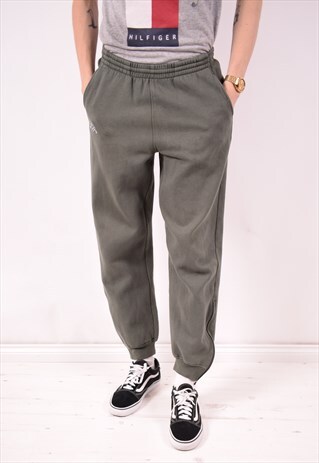 KAPPA MENS VINTAGE TRACKSUIT TROUSERS SMALL KHAKI 90S
