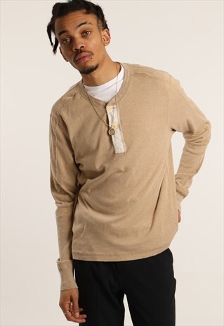 VINTAGE RALPH LAUREN BUTTON-UP SWEATSHIRT