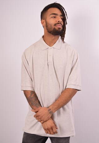 VINTAGE FILA POLO SHIRT GREY