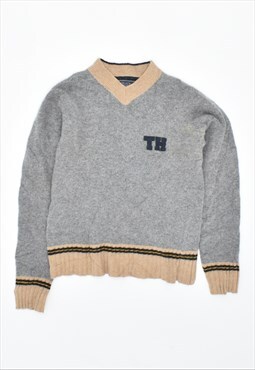 Vintage 00' Y2K Tommy Hilfiger Jumper Sweater Grey