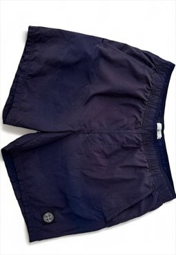 Stone island navy blue shorts large 