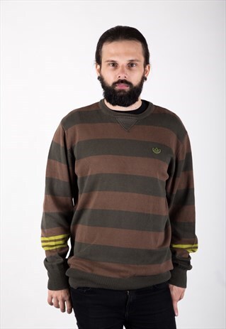 VINTAGE 90S ADIDAS KNITTED JUMPER