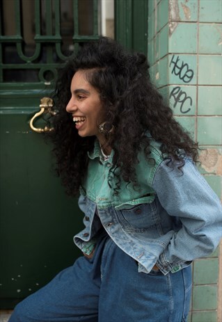 BICOLOR DENIM JACKET