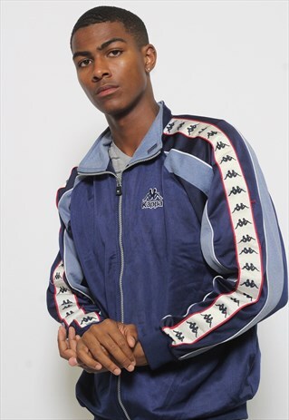 VINTAGE KAPPA TAPE LOGO TRACK JACKET