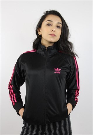 VINTAGE ADIDAS BLACK 90'S SPORTS JACKET