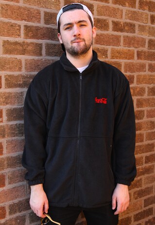 VINTAGE COCA COLA FLEECE JACKET