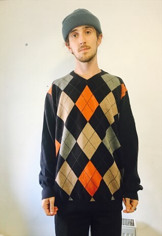 VINTAGE PATTERN JUMPER SWEATER