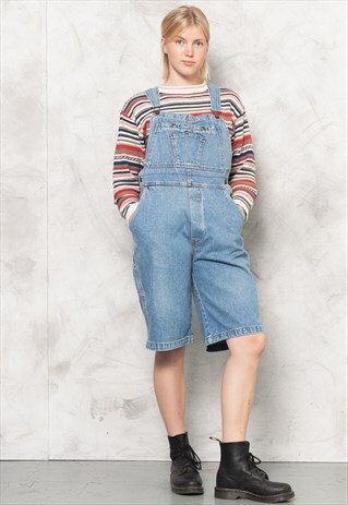 VINTAGE 90S BLUE DENIM OVERALL