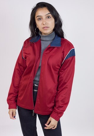 VINTAGE DIADORA 90'S RED SPORTS JACKET