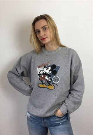 VINTAGE 90S DISNEY MICKEY MOUSE SWEATSHIRT JUMPER UNISEX