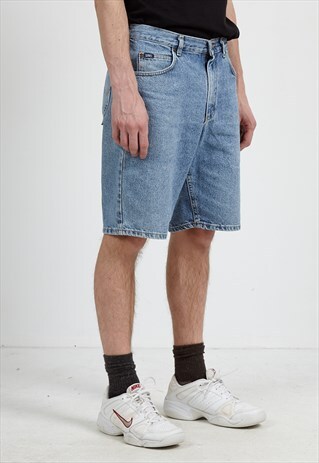 VINTAGE RETRO BLUE LEE DENIM SHORTS