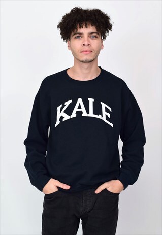 VINTAGE 90'S KALE BLACK SWEATSHIRT