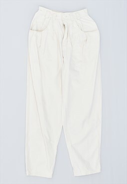 Vintage 90's High Wasit Trousers Off White