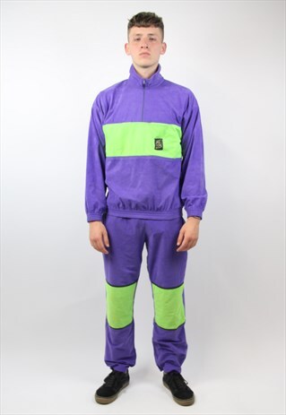 VINTAGE PURPLE 90S TRACKSUIT