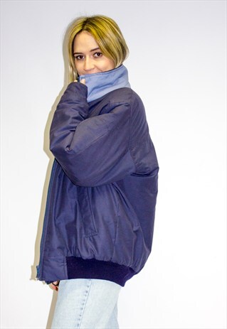 VINTAGE 1980'S PADDED BOMBER JACKET