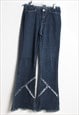 Vintage Y2K Low Rise Flare Jeans Blue