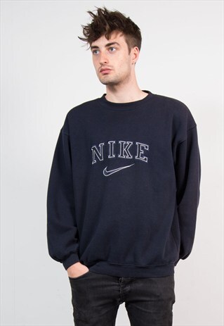90'S NIKE NAVY SWEATSHIRT TOP