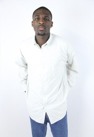VINTAGE CHAPS SOFT CREAM SHIRT