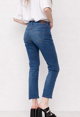 VINTAGE BLUE LEVI'S SKINNY FIT DENIM JEANS